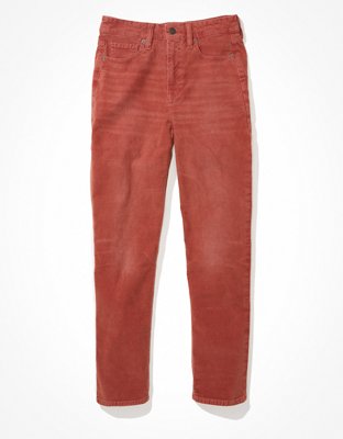 AE Stretch Mom Straight Pant de corderoy