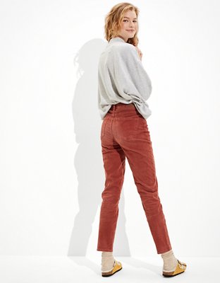 AE Stretch Corduroy Mom Straight Pant