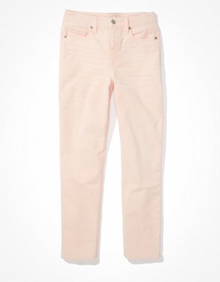 ae stretch corduroy mom straight pant