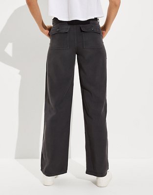 Женские брюки American Eagle AE Super High-Waisted Baggy Wide-Leg Pant — фото 2