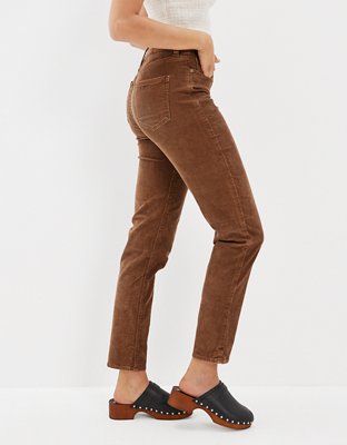 AE Stretch Corduroy Mom Straight Pant