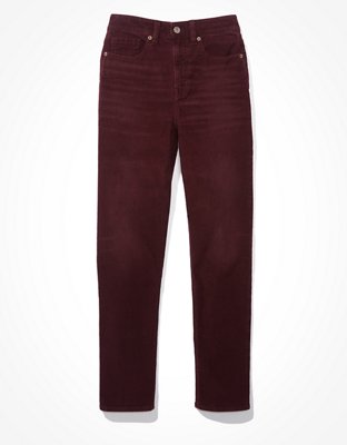 AE Stretch Corduroy Mom Straight Pant