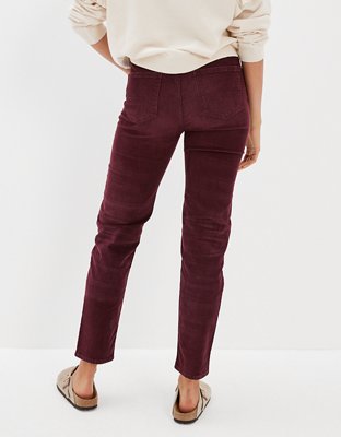 AE Stretch Corduroy Mom Straight Pant