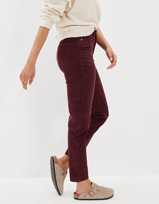 AE Stretch Corduroy Mom Straight Pant