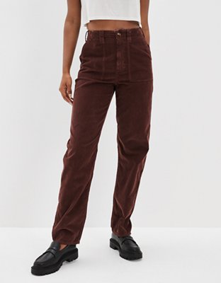 AE Lightweight Corduroy Highest Waist Baggy Straight Pant