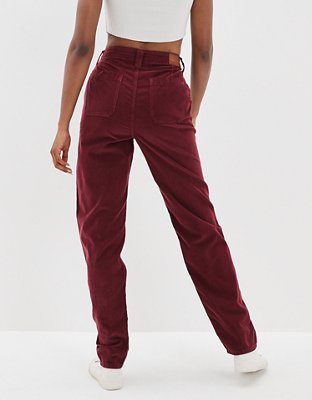 AE Lightweight Corduroy Highest Waist Baggy Straight Pant