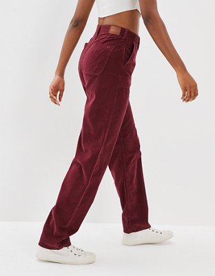 AE Lightweight Corduroy Highest Waist Baggy Straight Pant