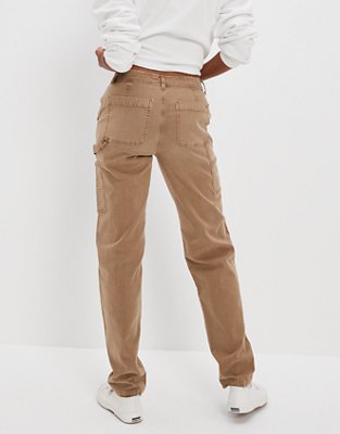Женские джинсы American Eagle AE Stretch High-Waisted Straight Leg Carpenter Cargo Pant — фото 2