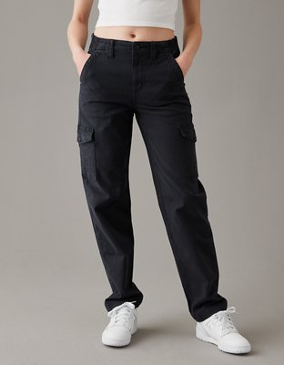 Black cargo pants