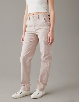 AE Stretch High-Waisted Vegan Leather Straight Cargo Pant  Cargo pant,  American eagle outfitters women, Cargo pants outfit