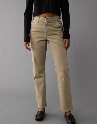 AE Stretch Super High-Waisted Straight Trouser