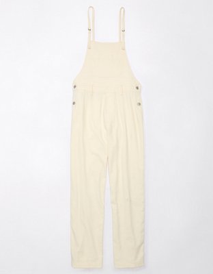 American Eagle AE Dreamy Drape Stretch Linen-Blend Overall — фото 3
