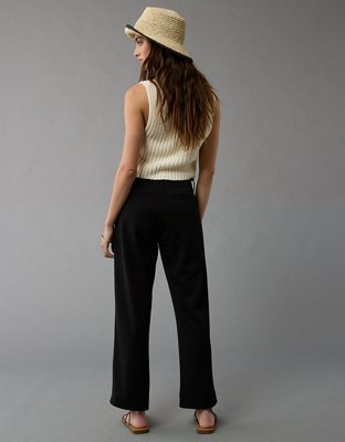 AE Stretch High-Waisted Stovepipe Ankle Trouser