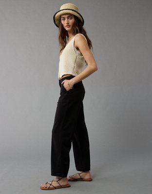 AE Stretch High-Waisted Stovepipe Ankle Trouser