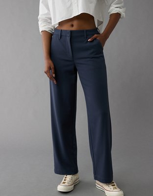 AE Stretch High-Waisted Stovepipe Ankle Trouser