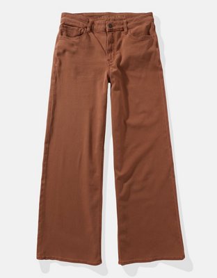 AE Pantalón Stretch Ultra Wide-Leg Cintura Super Alta