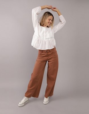 AE Stretch Ultra Wide-Leg Super High-Waisted Pant