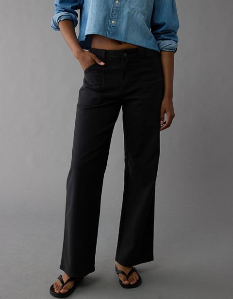 Женские брюки American Eagle AE Stretch High-Waisted Stovepipe Utility Pant