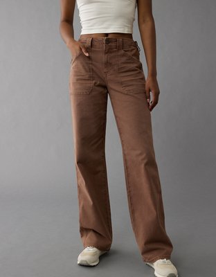 AE Stretch High-Waisted Stovepipe Utility Pant