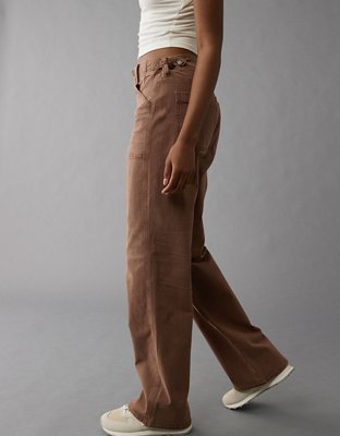 Женские брюки American Eagle AE Stretch High-Waisted Stovepipe Utility Pant — фото 5