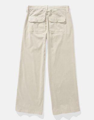 AE Dreamy Drape Stretch High-Waisted Stovepipe Crop Pant