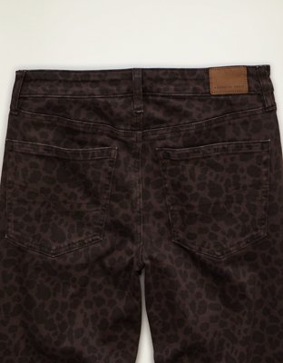 AE High-Waisted Leopard Print Stovepipe Pant