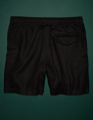 AE77 Premium Linen Pull-On Short