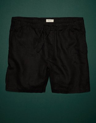 AE77 Premium Linen Pull-On Short