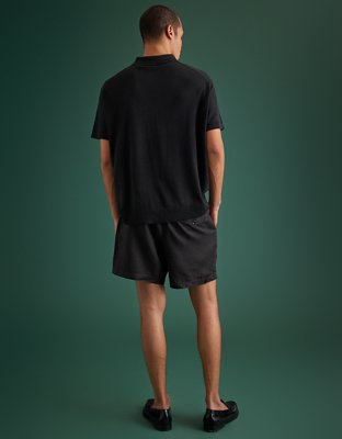 AE77 Premium Linen Pull-On Short