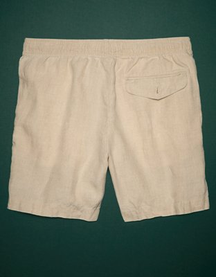 AE77 Premium Linen Pull-On Short