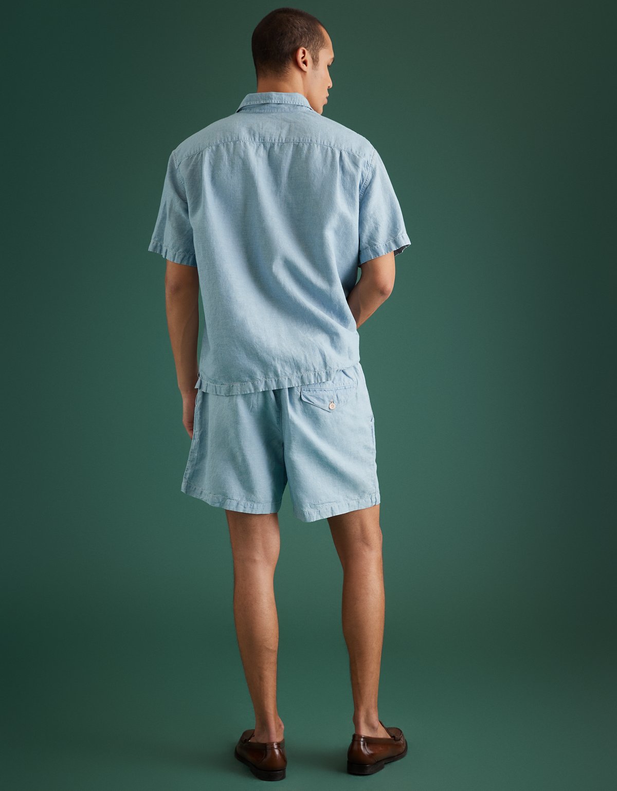 AE77 Premium Chambray Pull-On Short - image 2