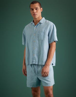 AE77 Premium Chambray Pull-On Short