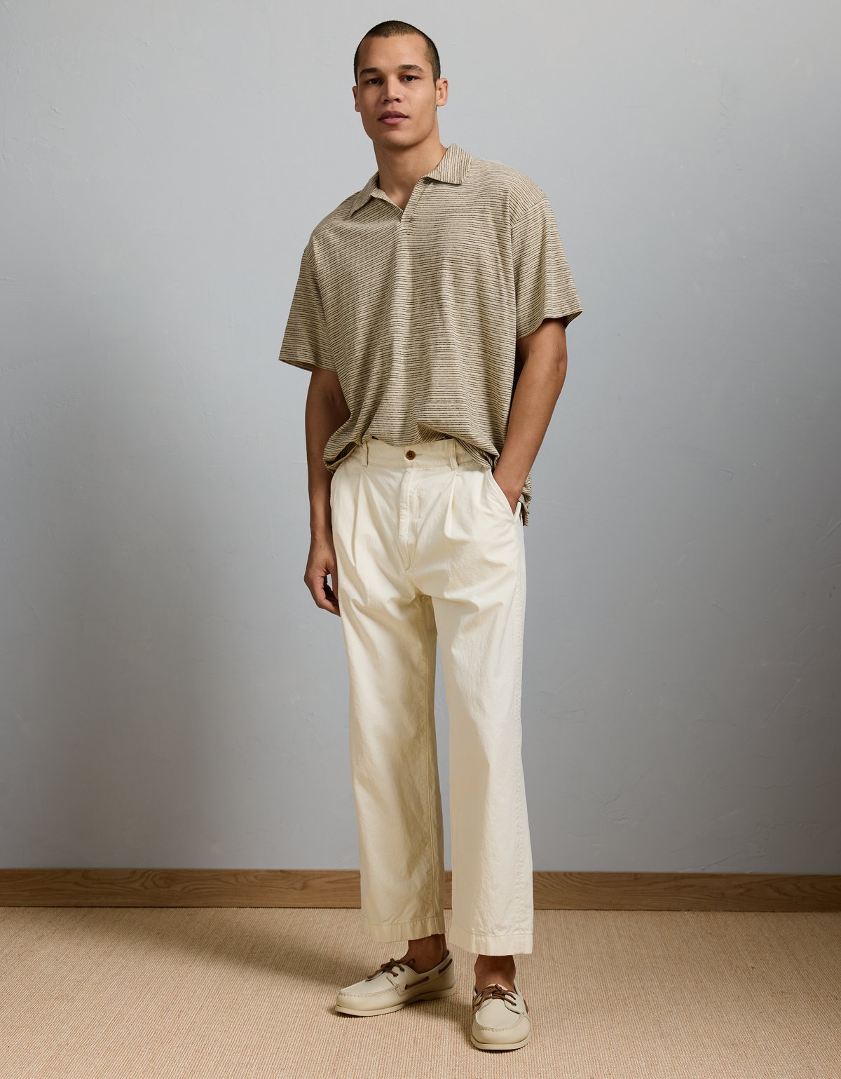 AE77 Premium Cotton-Hemp Blend Pant - image 2