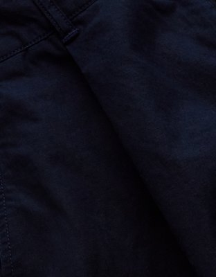 Мужские шорты American Eagle AE77 Premium Cotton-Hemp Blend, цвет: Тёмно-синий — фото 8