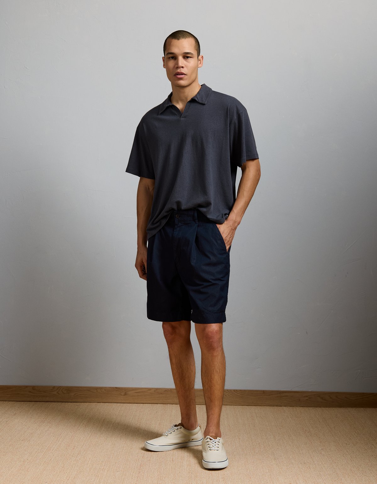 AE77 Premium Cotton-Hemp Blend Short - image 5