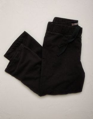 Мужские брюки American Eagle AE77 Premium Fleece Sweatpant, цвет: Чёрный — фото 4