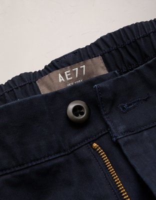 Мужские брюки American Eagle AE77 Premium Cotton Canvas, цвет: Тёмно-синий — фото 6