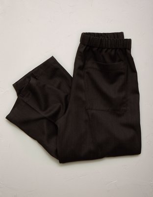 Мужские брюки American Eagle AE77 Premium Loose Twill, цвет: Тёмный коричневый — фото 4