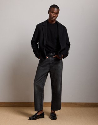 AE77 Loose Ankle Jean