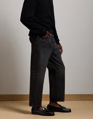 AE77 Loose Ankle Jean