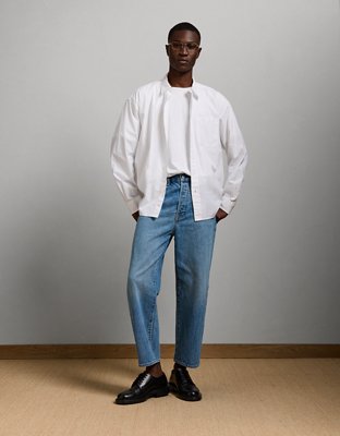 AE77 Loose Ankle Jean