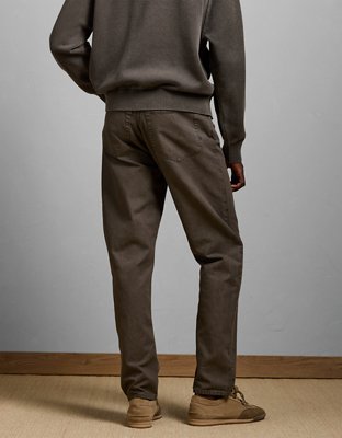 Мужские брюки American Eagle AE77 Hemp-Blend Relaxed, цвет: Коричневый — фото 2