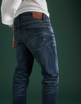 American Eagle Next Level Flex Slim Distressed Medium Wash Denim Jeans Size  30x3