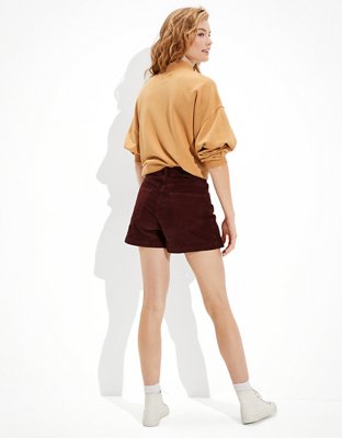 Женские юбки American Eagle AE Corduroy Mom Skort — фото 2