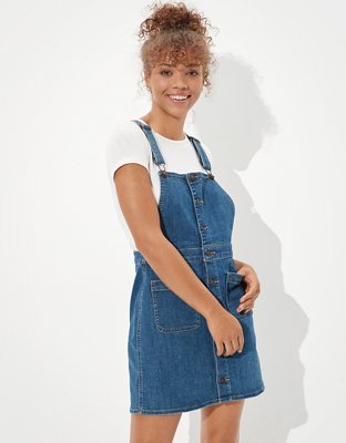 jeans overall dress