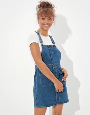 AE Denim Dress Overall