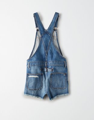 ae tomgirl denim short overall