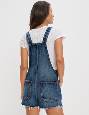 Женские джинсы American Eagle AE Denim Baggy Overall Short — фото 2