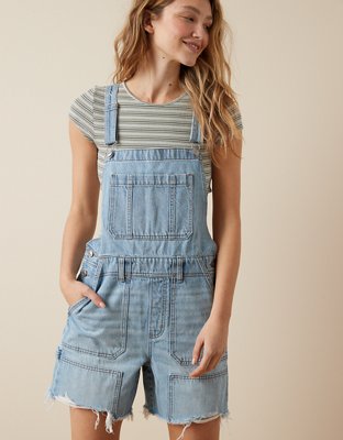 Женские брюки American Eagle AE Baggy Utility Overall Short — фото 4