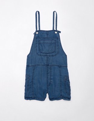 Женские брюки American Eagle AE Baggy Overall Short — фото 3